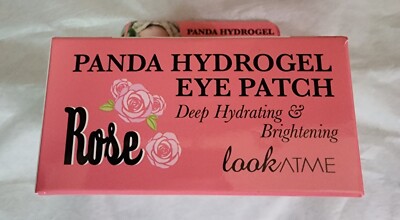 Look At Me Panda Hydrogel Hydrating Eye Patch / ROSE 60 Patches. 