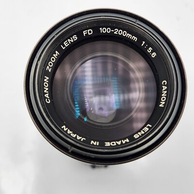 Canon 100-200mm F5.6 Zoom Lens for Canon FD Mount SLR/Mirrorless