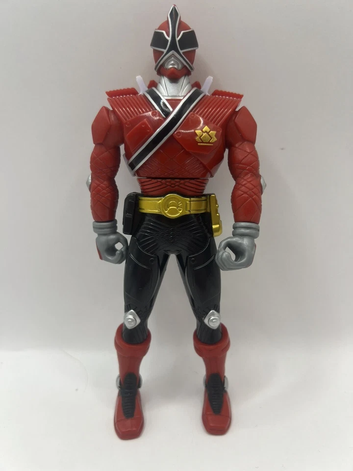 Power Rangers Samurai Red Rangers Spin Switch Action Figures Bandai 2011 - Image 1 of 4