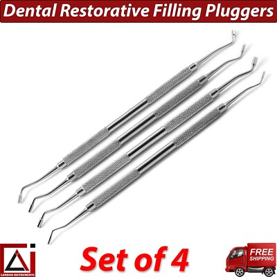 Kit Ceramica Set Strumenti Dentali Hollenback - Intagliatore Per Amalgama E Cera, 3 Pezzi, Acciaio Inox, Doppia Estremità Kit Das