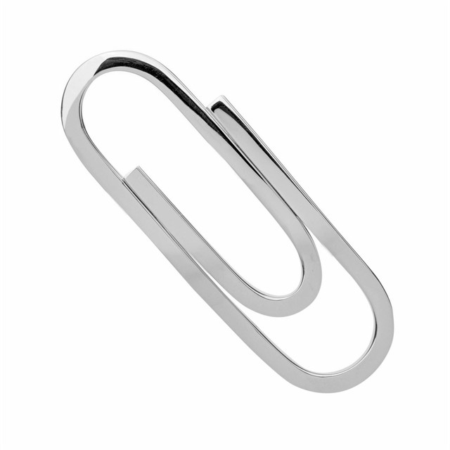 Silverly Fermasoldi Uomo in .925 Argento Sterling Stile Ufficio Graffetta |  Acquisti Online su eBay