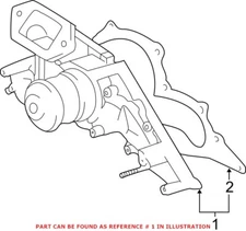 Genuine OEM Engine Water Pump with Gasket & Pulley for Lexus GS430 GX470 SC430