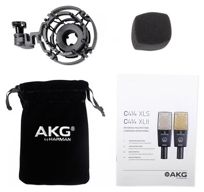 AKG C414 XLII Multi-Pattern Studio Condenser Microphone Recording