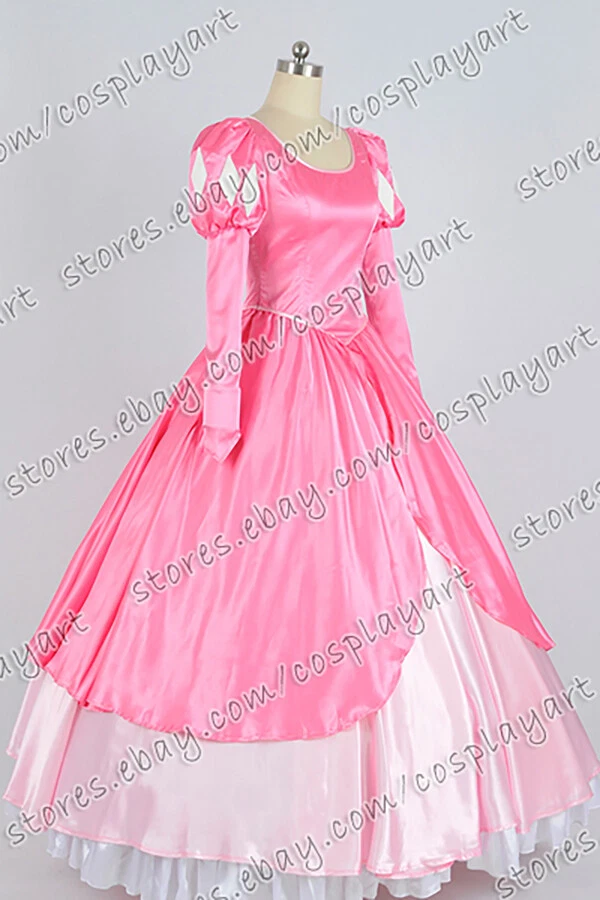La Sirenita Princesa Ariel Vestido Juegos con disfraces Disfraz Rosa Vestido Formal Fiesta Foto 3 de 4