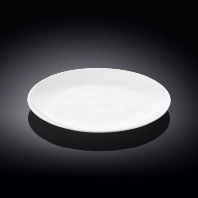 [ Set of 12 ] ROLLED RIM DESSERT PLATE 7'' | 18 CM White