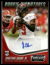 2021 Panini Chron. Draft Picks #TS-JAJ Jonathan Adams Jr. Threads Rookie Auto