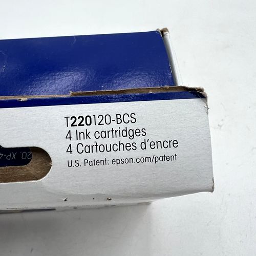 Epson 220 Black Cyan Magenta Yellow Ink Cartridges T220120-BCS Date 03/25 - 第 4/5 張圖片