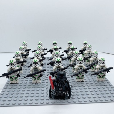 21PCS Heavy Armor 212th Attack Battalion Trooper Building Blocks Mini Figure Toy
