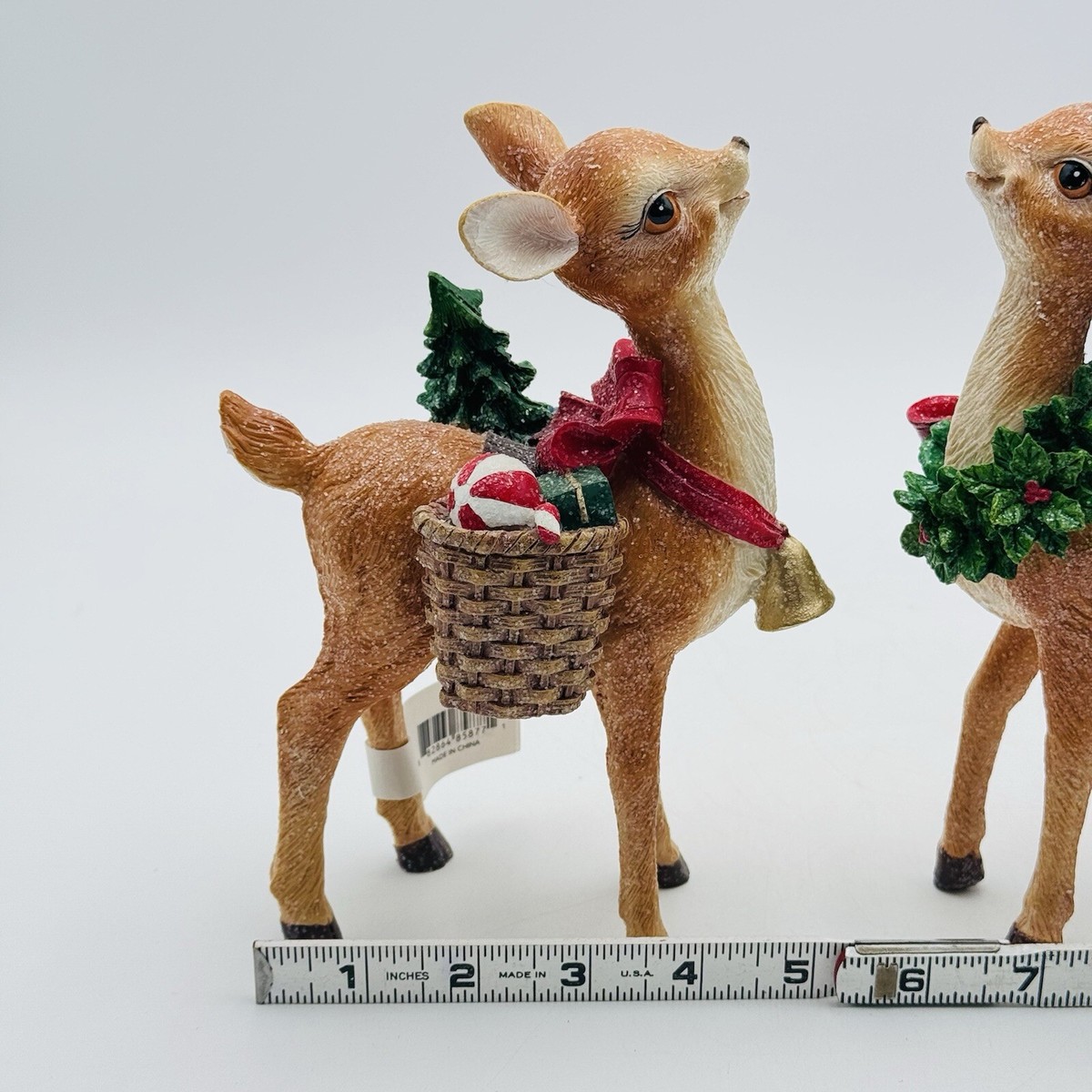 Lenox Christmas Nostalgic Reindeer Figurines Set Of 3 NEW IN