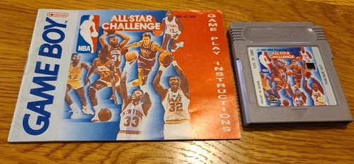 NBA All-Star Challenge Nintendo Game Boy mit Handbuch getestet funktioniert