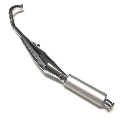 Tomos A35 Chrome Bullet Exhaust Sprint Targa LX Bullet L@@K A3 Silver Muffler