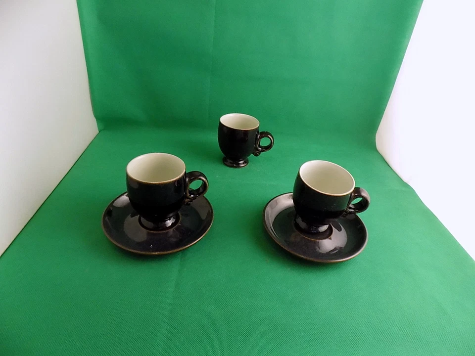 Denby 3 Cups & 2 Saucers - Image 4 of 4