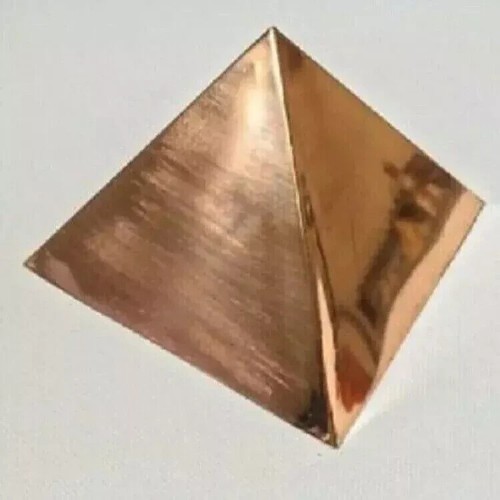 Pyramide PLAIN Pyramide VASTU Copper Pyramid taille 2 x 2 pouces de haut livr... - Picture 3 of 3