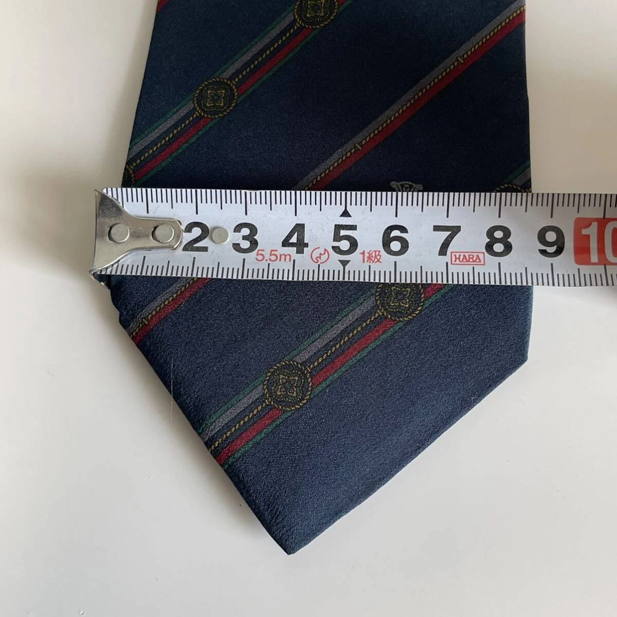 CELINE cravatta uomo seta originale usata cravatta abito classico lusso multicolore A74