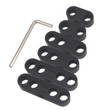 8.5mm 8.8mm 9mm Spark Plug Wire Separators Looms Black Mopar Ford Chevy