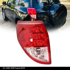 For Toyota RAV4 2006-2008 Series Red Rear Driver Left Side Brake Lamp Tail Light