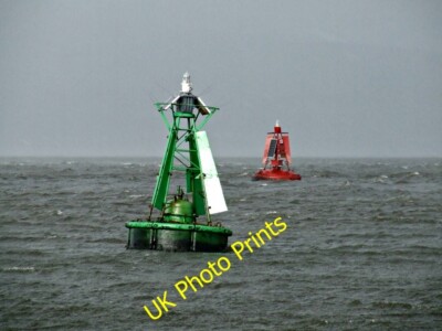 Foto 6x4 Kanal Markierungsbojen am Garvel Point Greenock \/NS2776 Diese März 2015