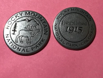 #ad Rocky Mountain National Park Elk Collectible Token $5.75
