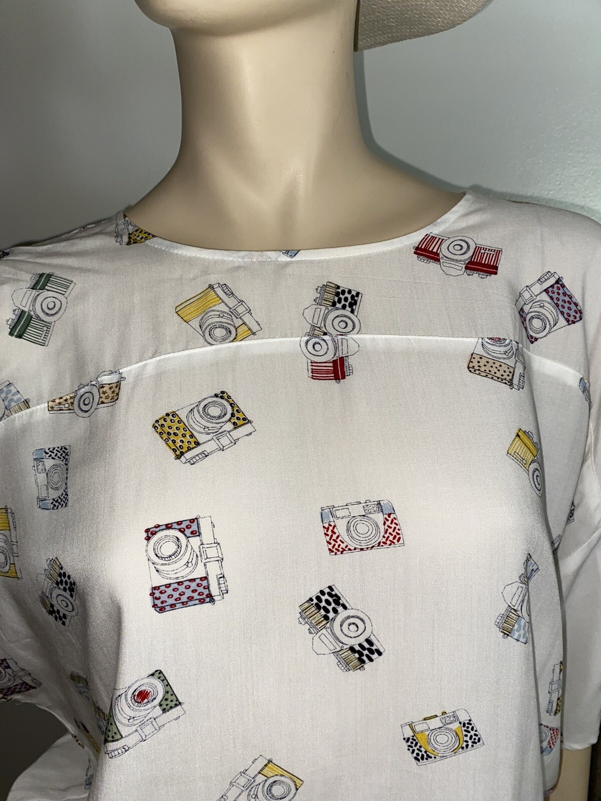 ZARA  Basic Collection Woman’s White TOP Blouse S… - image 6