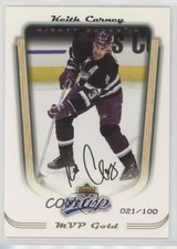 2005-06 Upper Deck MVP MVP Gold 21/100 Keith Carney #10 4ry