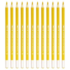 12Pcs Watercolor Pencil for Coloring, Drawing, Painting, Dark Yellow