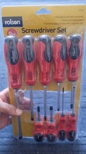 Image of Rolson 9 Piece Screwdriver Set Brand New In Packaging