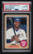 2017 Topps Heritage Minor League Edition Eloy Jimenez (Base) PSA 10 GEM MT 09i6