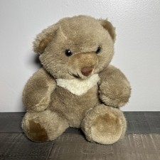 Vintage Gray Taupe Brown America Wego 9" Sitting Teddy Bear 6455-31