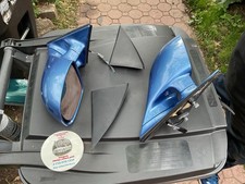 E36 M3 Sedan Avis Blue Mirrors Pair Left and ...