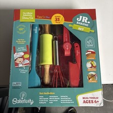 NEW Baketivity 31-Piece Kids Baking Set with My First Recipe Book -Complete Set