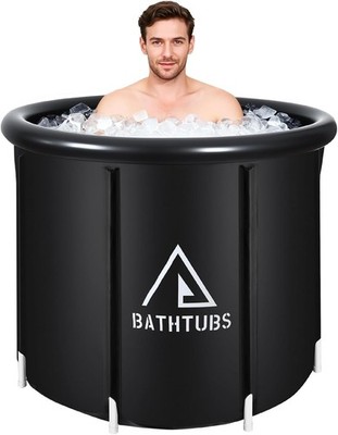 STARBRILLIANT Eisbad Erholungswanne / 325L Tragbares Eisbad für Kaltwasser Ther