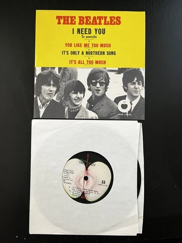 The Beatles - EPEM10539 Mexico 7"  EP - I Need You / You Like Me Too Much.LOOK!