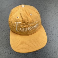 Vintage Tennessee Volunteers Hat Cap Snap Back Mens Orange Script NCAA Football