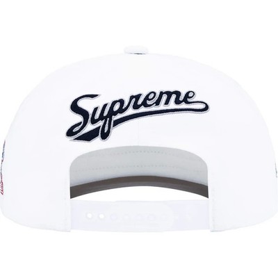 SS26 Supreme World Famous S Logo 6 Panel Cap Hat White 2026 | eBay