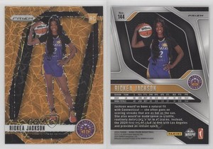 2024 Panini Prizm WNBA Orange Velocity Prizm Rickea Jackson #144 Rookie RC