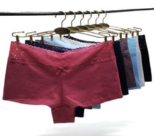Women s 6 Pack Lace Panties cotton Multicolor