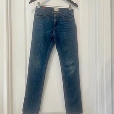 Gucci Girls Blue Jeans Size 12 Button Zip