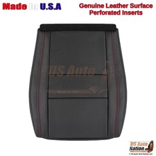 2014-2025 Fits Dodge Durango Rt Genuine Leather Driver Bottom Seat Cover Black