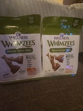 Lot Of 2 Whimzees Natural Dental Treats LARGE Dogs 6 Per Bag 100 Charity