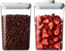 Pop Food Storage Containers Set Airtight Food Storage Containers with Pop Lids,