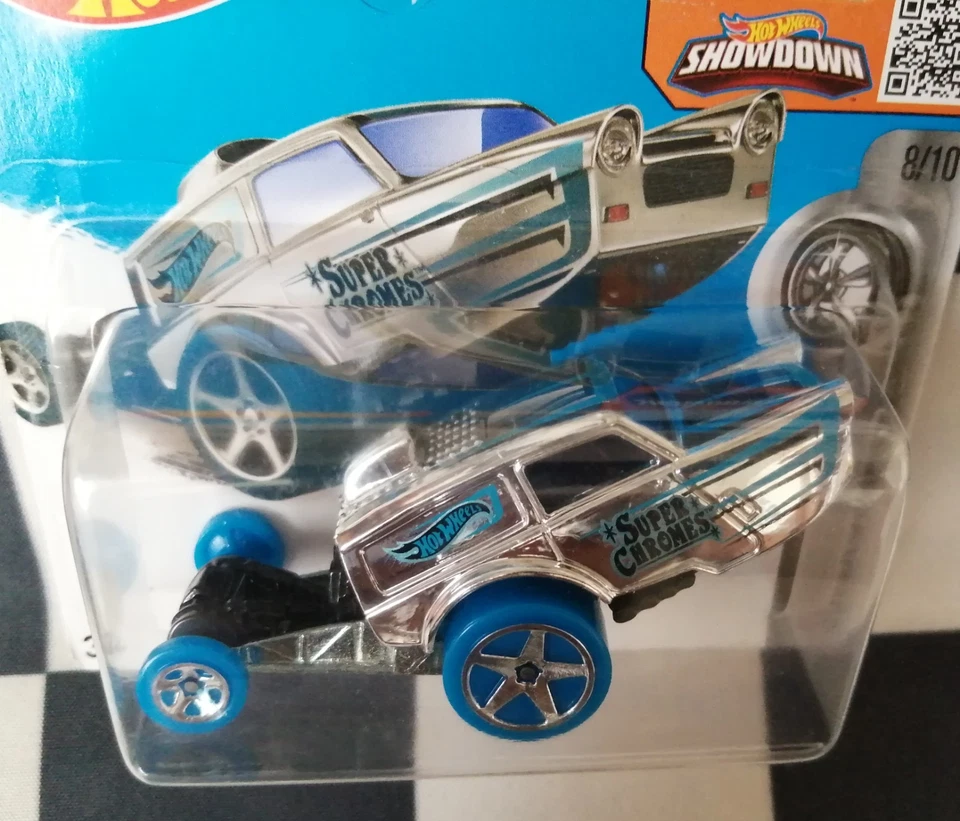 2016 Hot Wheels HW Poppa Wheelie Super Chromes Short Card 43/250 #8/10 - Image 3 of 4