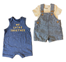 Baby Boy Newborn Romper Overalls Summer Outfits Shorts Clothes Lot Shortalls