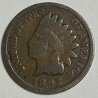 1893 Indian Head Cent Penny 519I
