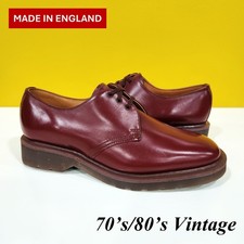   Dr. Martens Doc England MIE Rare 70's Vintage Oxblood 1461 Shoes UK6 US7  
