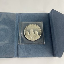 Medallie Silber Moon 1969 Collins Armstrong Aldrin Mondlandung münze DN in OVP