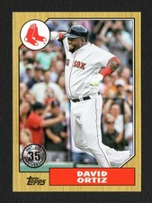 David Ortiz 2022 Topps Series 2 #87TB-44 1987 Topps Baseball Red Sox