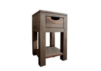 Beistelltisch Nature Grey #30 Holzregal Standregal Sheesham Palisander 29X50X29