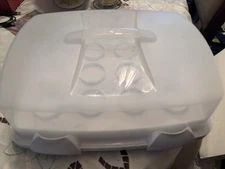 Wilton Baking White cupcake Cake Food carrier