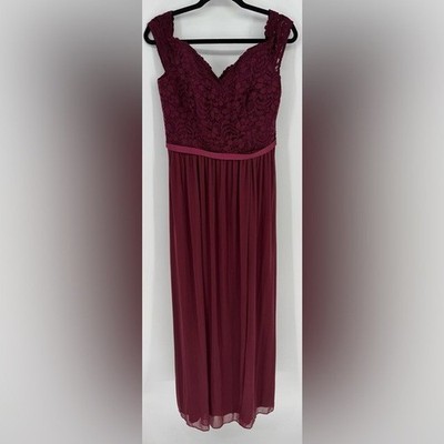 chinese dress ladies Long Sleeves Mermaid Burgundy Lace Bridesmaid Dresses, Burgundy Prom D –  abcprom main image 0