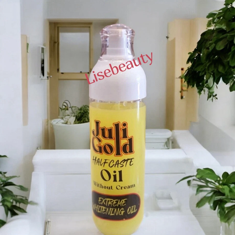 Juli Gold Half-C Whitening Oil WithOut Lotion 250ml. Smooth Softer Fast Result! - Image 2 of 2